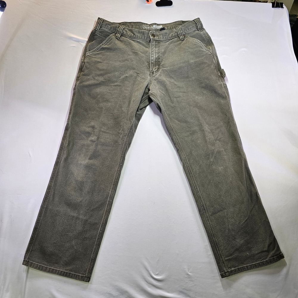 Carhartt Rugged Flex Relaxed Fit Duck Utility Work Pant BN3279-M Brown 36x30